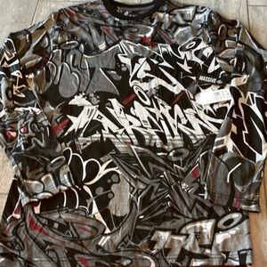 Massive Multicolor Men’s Long Sleeve Shirt All Over Print